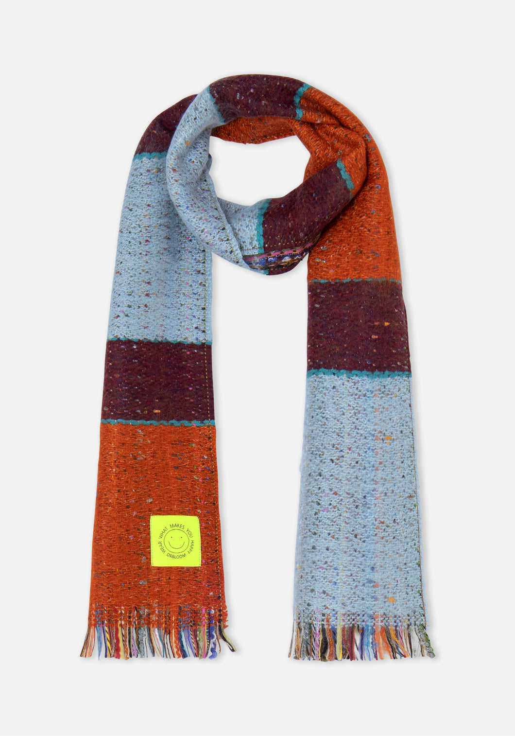 DR BLOOM | Bloom Scarf | Two-Tone Orange