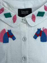 Load image into Gallery viewer, LOWIE | Embroidered Horse Shirt | White