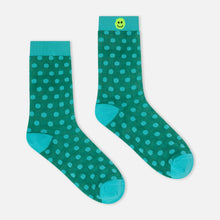 Load image into Gallery viewer, DR BLOOM | Polka Dot Socks | Green