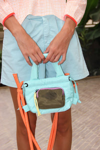 DR BLOOM | Flip Bag | Aqua