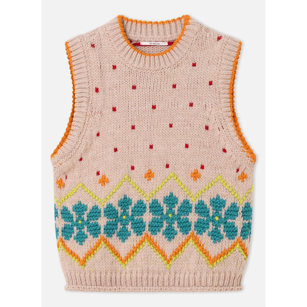 DR BLOOM | Jersey Jumpy Chaleco | Nude