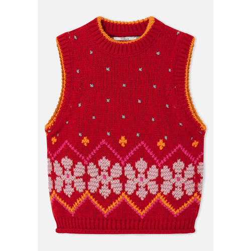 DR BLOOM | Jersey Jumpy Chaleco | Red
