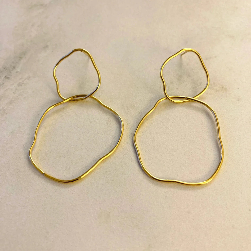 CASSETTE BARCELONA | Cumbia Earrings | Gold - LONDØNWORKS