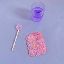 Load image into Gallery viewer, SEBASTIAN SOCHAN | Confetti Tray Coaster | Bubblegum Pink - LONDØNWORKS