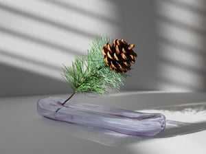 MÆGEN | Lilo Hand Blown Glass Incense Holder | Lavender - LONDØNWORKS