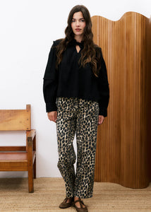 FRNCH | Daffy Blouse | Black - LONDØNWORKS