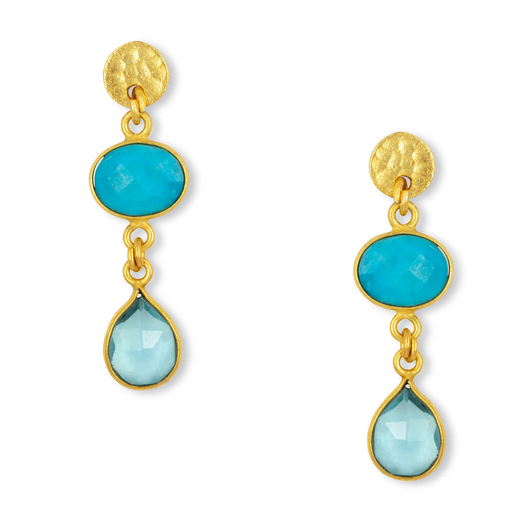 ASHIANA | Sia Earrings | Turquoise