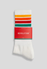 Load image into Gallery viewer, REVOLUTION | 8903 Jaquard Crew Socks | White