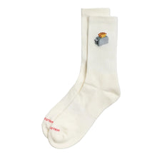 Load image into Gallery viewer, REVOLUTION | 8925 TOA Jacquard Crew Socks | Off-White