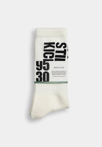 REVOLUTION | 8926 Jaquard Socks | Off-White - LONDØNWORKS