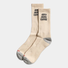 Load image into Gallery viewer, REVOLUTION | 8927 NEE Jacquard Crew Socks | Off-White