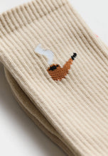 Load image into Gallery viewer, REVOLUTION | 8927 PIP Jacquard Crew Socks | Off-White