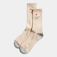 Load image into Gallery viewer, REVOLUTION | 8927 SEA Jacquard Crew Socks | Off-White