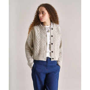 KOMODO | Charlie Cable Cardigan | Natural
