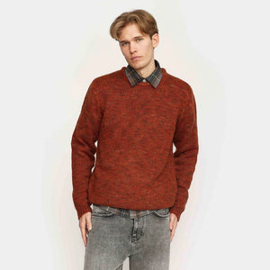 REVOLUTION | 6528 Knit Sweater  | Dark Red