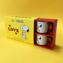 Load image into Gallery viewer, MAGPIE | Peanuts Espresso Mugs Set of 2 | Love - LONDØNWORKS