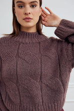 Load image into Gallery viewer, NOELLA | Lynx Knit | Morel - LONDØNWORKS