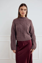 Load image into Gallery viewer, NOELLA | Lynx Knit | Morel - LONDØNWORKS