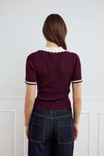 Load image into Gallery viewer, Noella | Lilo Polo Knit | Wine &amp; Sugar - LONDØNWORKS
