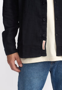 REVOLUTION | 3176 Loose Shirt | Black - LONDØNWORKS