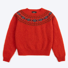 Load image into Gallery viewer, LOWIE | Faire Isle Yoke Jumper | Red