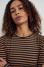Load image into Gallery viewer, Noella | Luana Top | Dark Sand &amp; Black Stripe - LONDØNWORKS