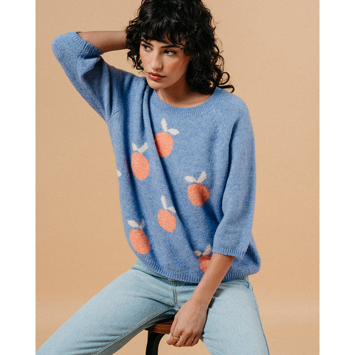 GRACE & MILA | Macy Sweater | Blue - LONDØNWORKS