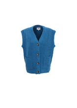 Load image into Gallery viewer, FRNCH | Magaly Vest | Petrol Blue