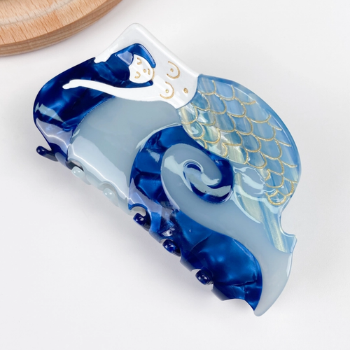 THE DIVA SOAP | Elegant Mermaid Hair Clip | Blue - LONDØNWORKS