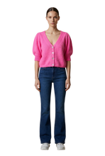 Load image into Gallery viewer, AMERICANDREAMS | Manda Alpaca Cardigan | Neon Pink