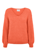 Load image into Gallery viewer, AMERICANDREAMS | Milana LS Alpaca Pullover | Salmon - LONDØNWORKS