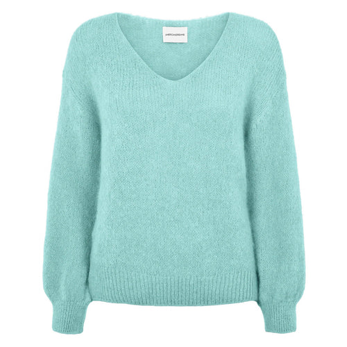 AMERICANDREAMS | Milana LS Alpaca Pullover | Seafoam Green