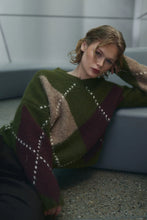 Load image into Gallery viewer, Noella | Lai Knit Avocado Sweater | Green Mix