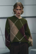 Load image into Gallery viewer, Noella | Lai Knit Avocado Sweater | Green Mix