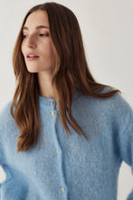 Load image into Gallery viewer, NOELLA | N-kae Mohair Cardigan | Baby Blue