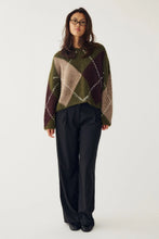 Load image into Gallery viewer, Noella | Lai Knit Avocado Sweater | Green Mix