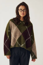 Load image into Gallery viewer, Noella | Lai Knit Avocado Sweater | Green Mix