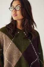 Load image into Gallery viewer, Noella | Lai Knit Avocado Sweater | Green Mix