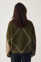 Load image into Gallery viewer, Noella | Lai Knit Avocado Sweater | Green Mix