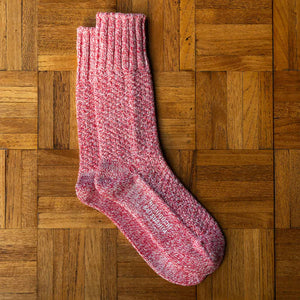 NISHIGUCHI KUTSUSHITA | Boston Wool Cotton Boot Socks | Lobster Roll