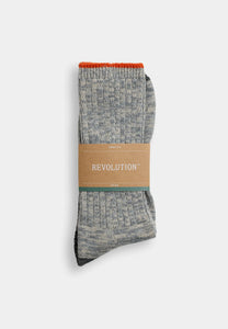 REVOLUTION | 8918 Outdoor Sock | Light Grey - Melange