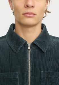 REVOLUTION | 3970 Overshirt with Zipper | Petrol - LONDØNWORKS