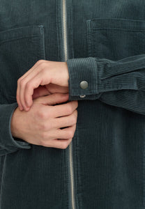 REVOLUTION | 3970 Overshirt with Zipper | Petrol - LONDØNWORKS