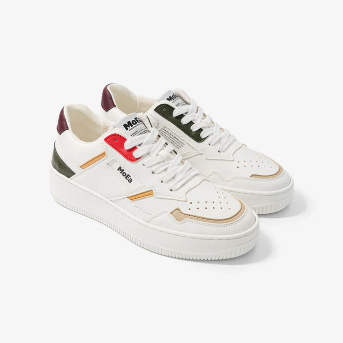 MoEa | GEN1 All In Vegan Sneakers | White Multi