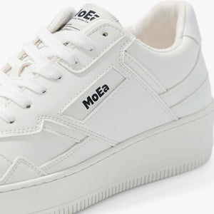 MoEa | GEN1 Corn Vegan Sneakers | Full White