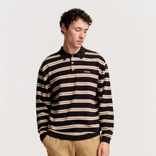 Load image into Gallery viewer, PARLEZ | Aspen L/S Polo Knit | Black - LONDØNWORKS
