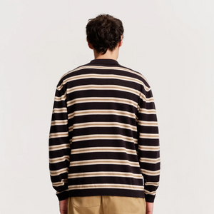 PARLEZ | Aspen L/S Polo Knit | Black - LONDØNWORKS