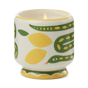 PADDYWAX | Adopo Snake Ceramic Candle | Wild Lemongrass - LONDØNWORKS