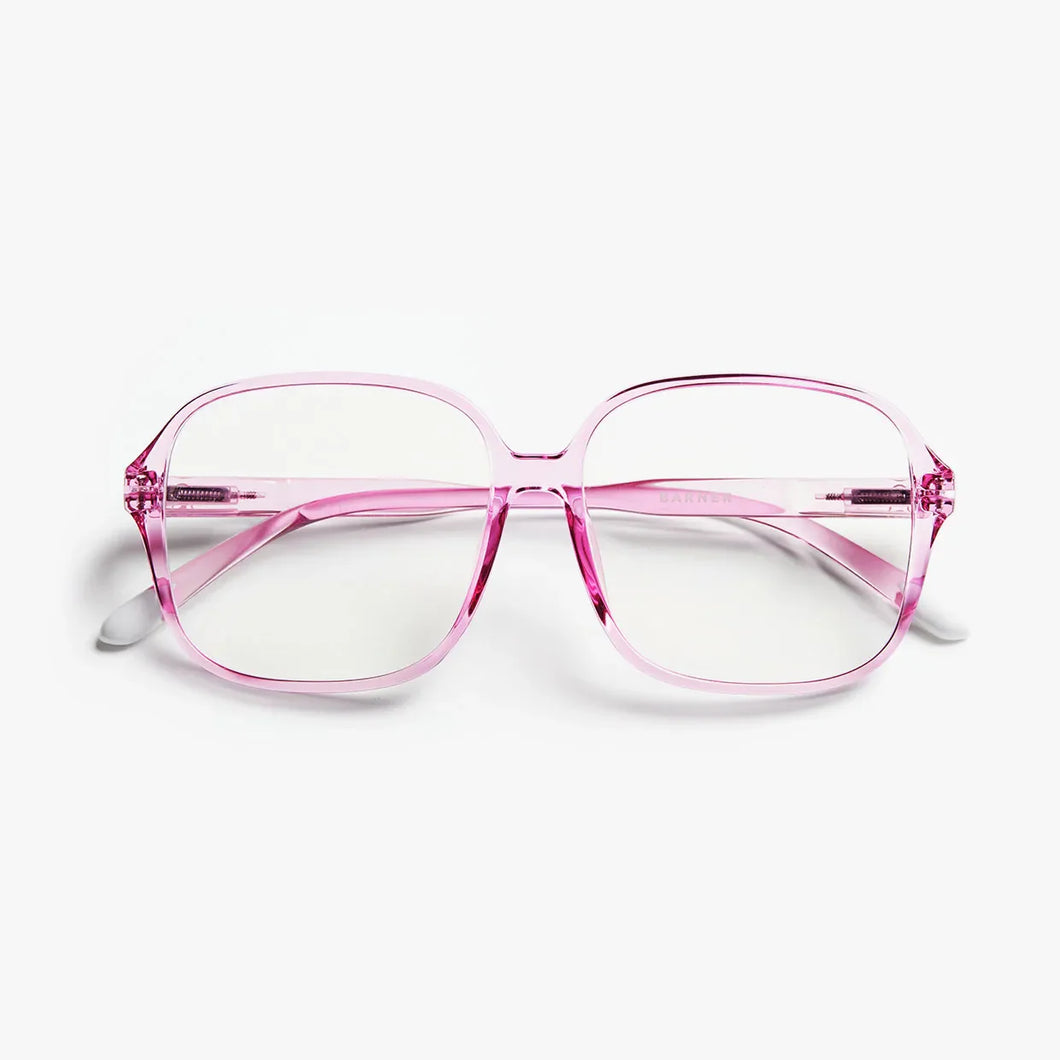 BARNER | Pascal | Blue Light Glasses | Glossy Blush