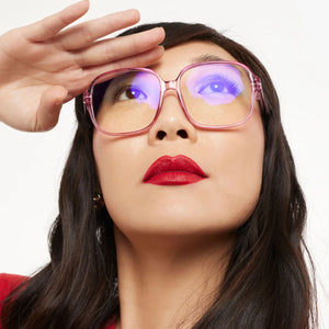 BARNER | Pascal | Blue Light Glasses | Glossy Blush